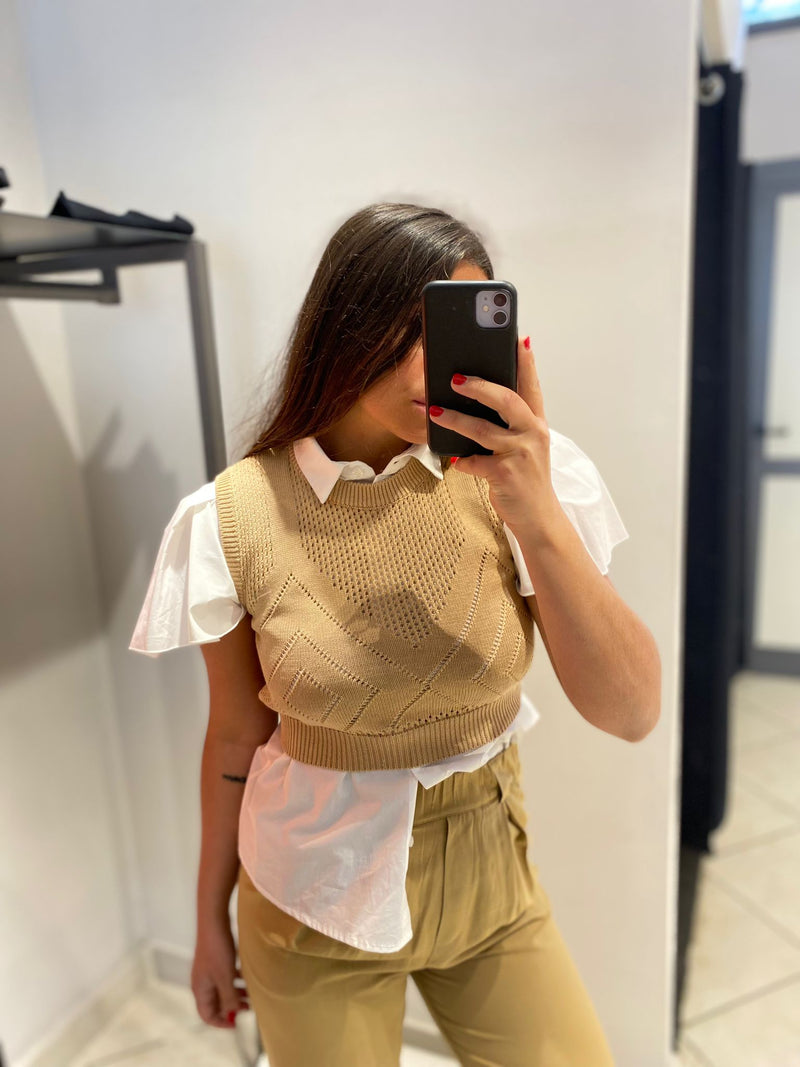 GILET TRAFORATO